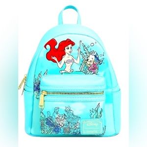 Loungefly Disney The Little Mermaid Kiss the Girl Backpack